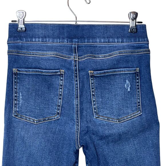 Spanx Jeanish Leggings Tummy Shaping Faux Front Pockets Blue Women XS - Picture 6 of 8